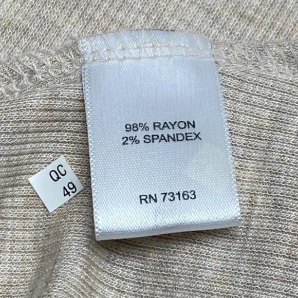 Cable & Gauge Sleeveless Cardigan Women's Medium Oatmeal Heather Open Front NWT - Picture 9 of 12